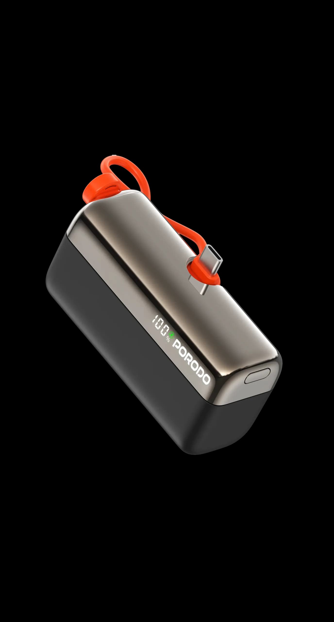 پاوربانک جیبی Porodo Pocket Volt 10000 mAh مدل کامپکت پورودو