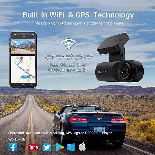 دوربین خودرو DDPAI Dash Cam — تصویر ۷