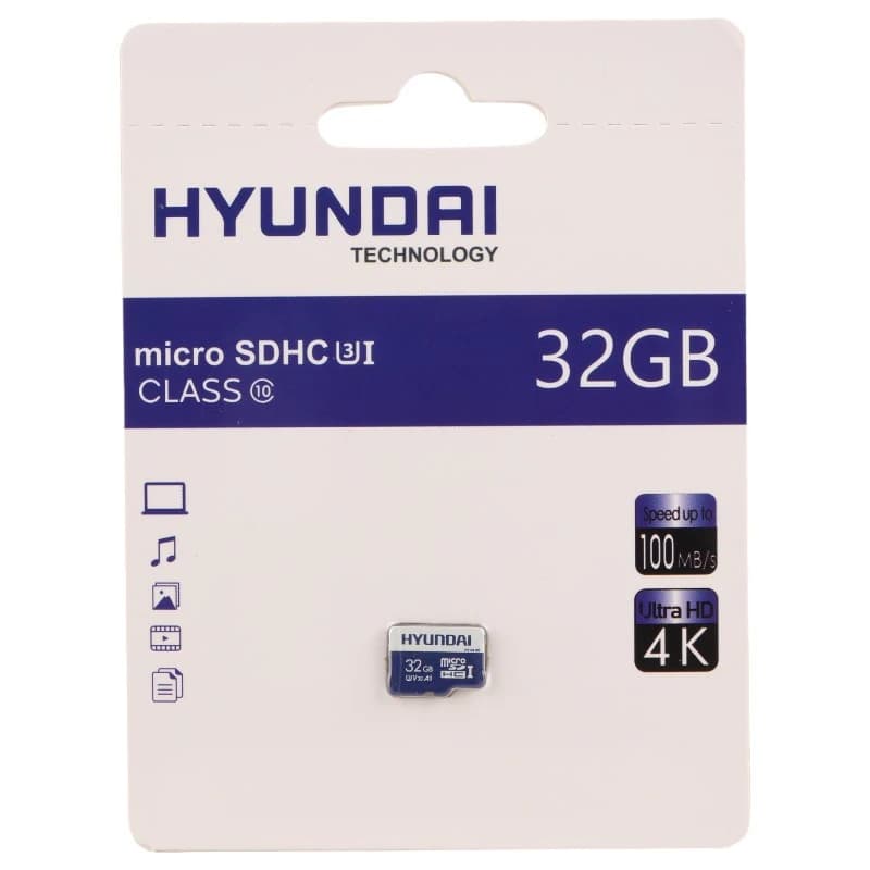 رم میکرو 32 گیگ هیوندای Hyundai A1 V30 U3 C10 100MB/s — تصویر ۳