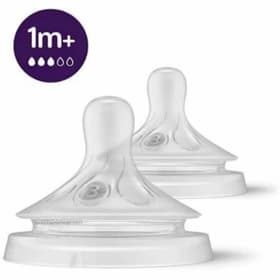 سر شیشه نچرال اونت دو عددی 1+ ماه فیلیپس اونت Philips Avent سه قطره مدل SCY963/02