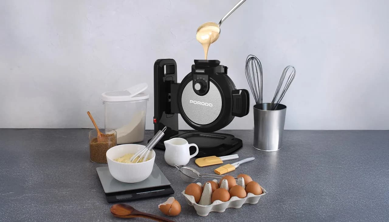 دستگاه وافلساز عمودی Vertical Waffle Maker مدل Lifestyle پورودو — تصویر ۳