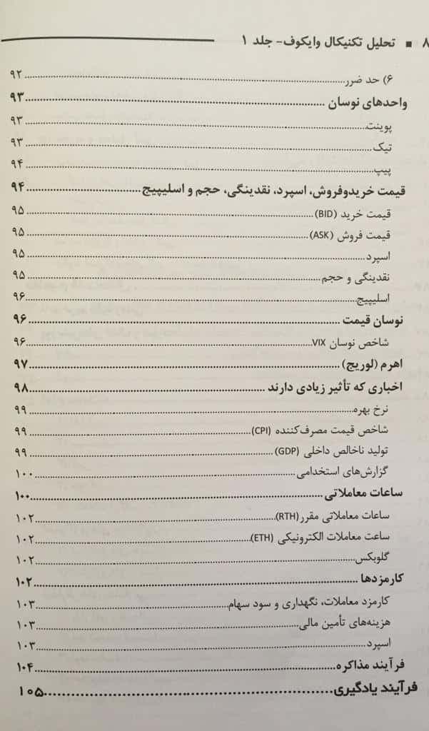 کتاب تحلیل تکنیکال وایکوف معامله گری و سرمایه گذاری جلد 1 — تصویر ۸