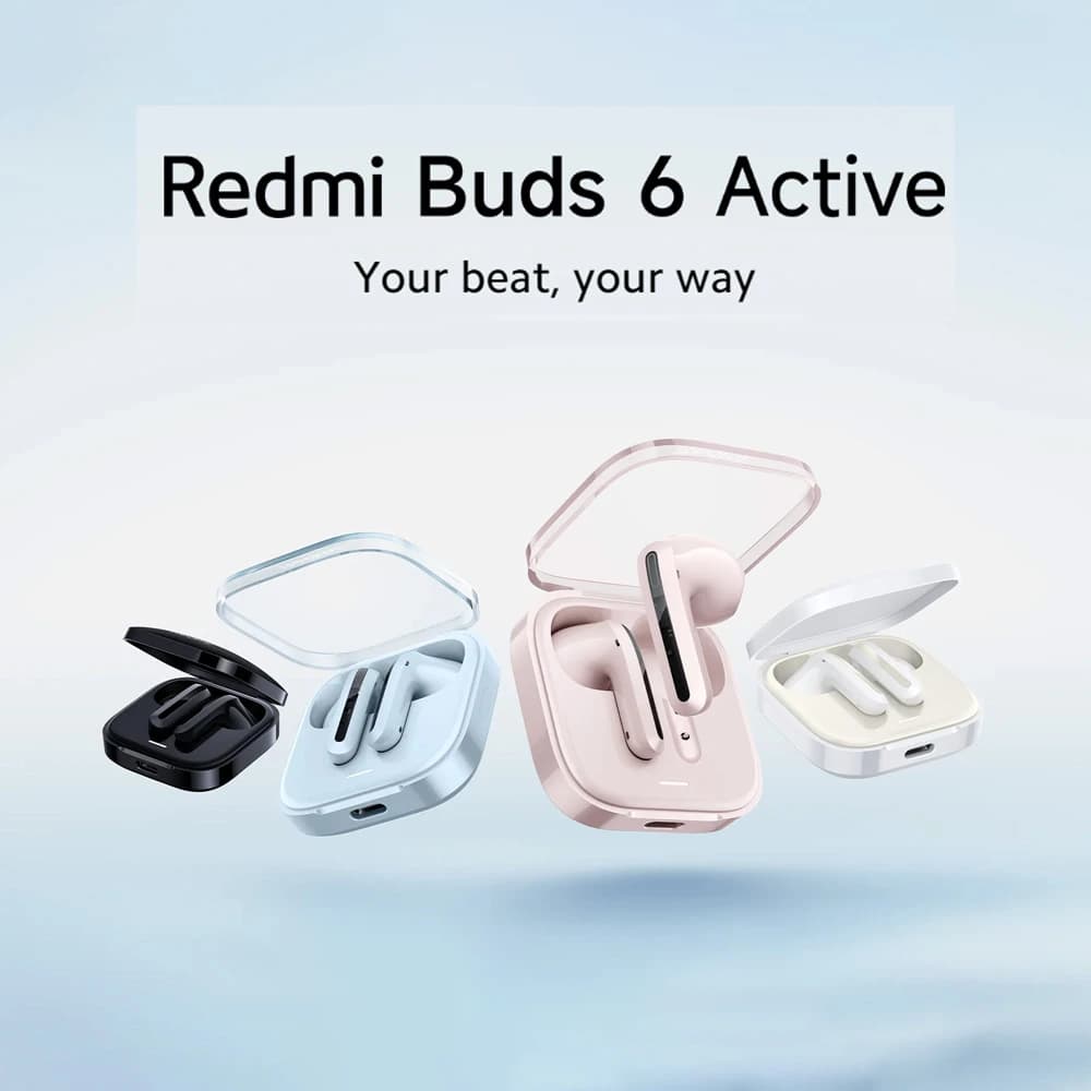 هدفون بلوتوثی شیائومی مدل Redmi Buds 6 Active M2344E1 — تصویر ۶