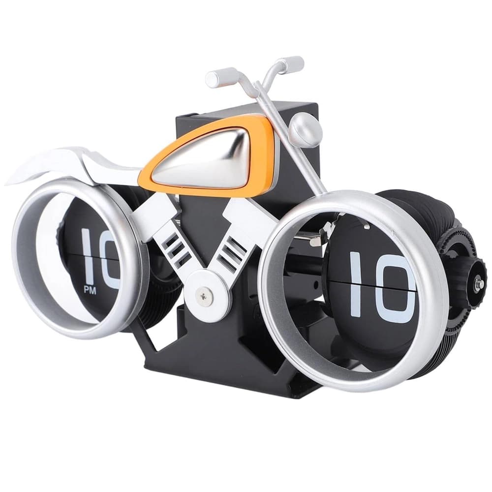 ساعت روميزی طرح موتور فلیپ کلاک مدل Flip Clock MotorCycle F116 — تصویر ۶