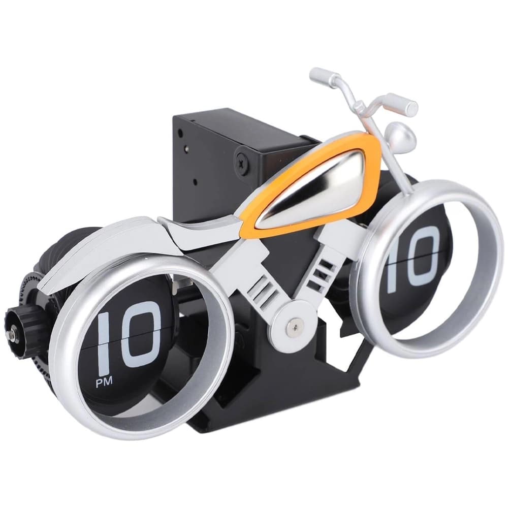 ساعت روميزی طرح موتور فلیپ کلاک مدل Flip Clock MotorCycle F116 — تصویر ۳