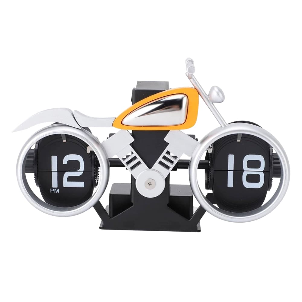 ساعت روميزی طرح موتور فلیپ کلاک مدل Flip Clock MotorCycle F116
