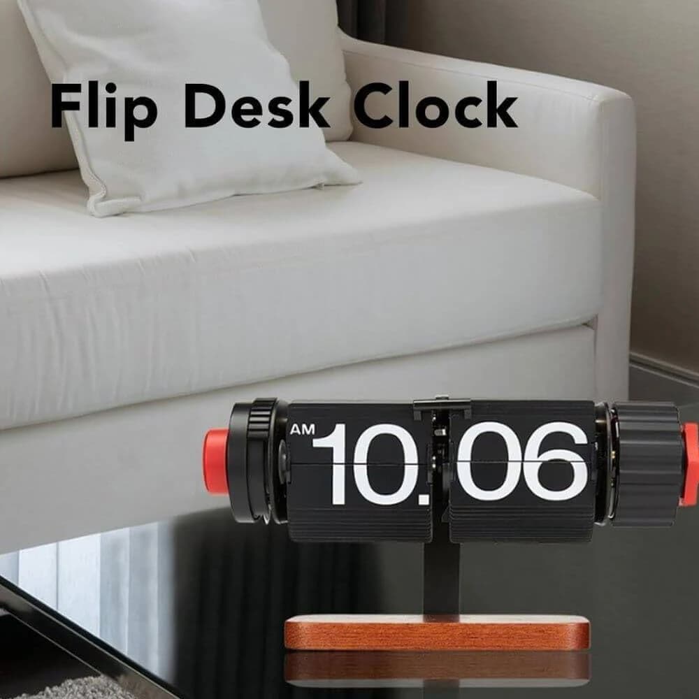 ساعت روميزی فلیپ کلاک مدل Flip Clock Alarm HY-F121 — تصویر ۷