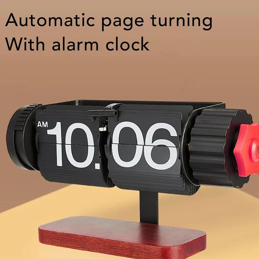 ساعت روميزی فلیپ کلاک مدل Flip Clock Alarm HY-F121 — تصویر ۴