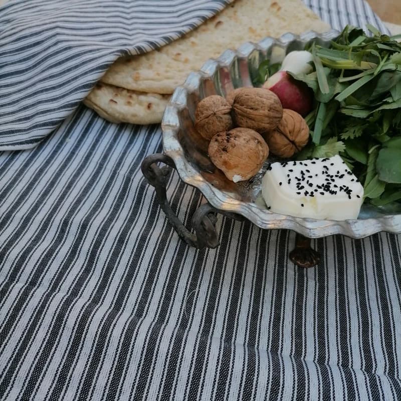 سفره نان نخی یزدی راه راه ریز