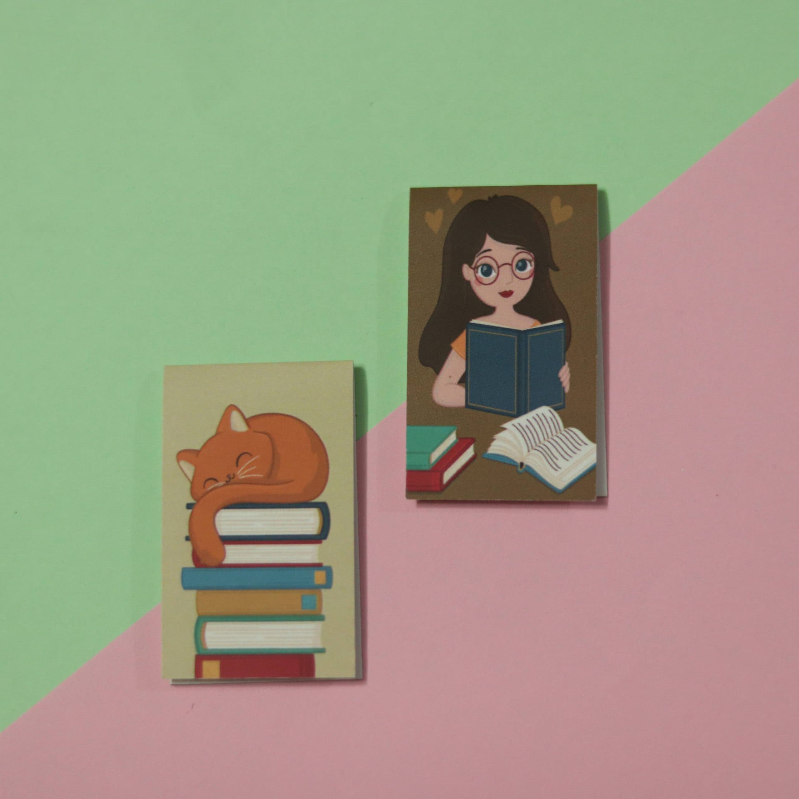 بوک مارک مگنتی | نشانگر کتاب مدل فانتزی 21 | Fancy Magnet Bookmark 21 — تصویر ۳