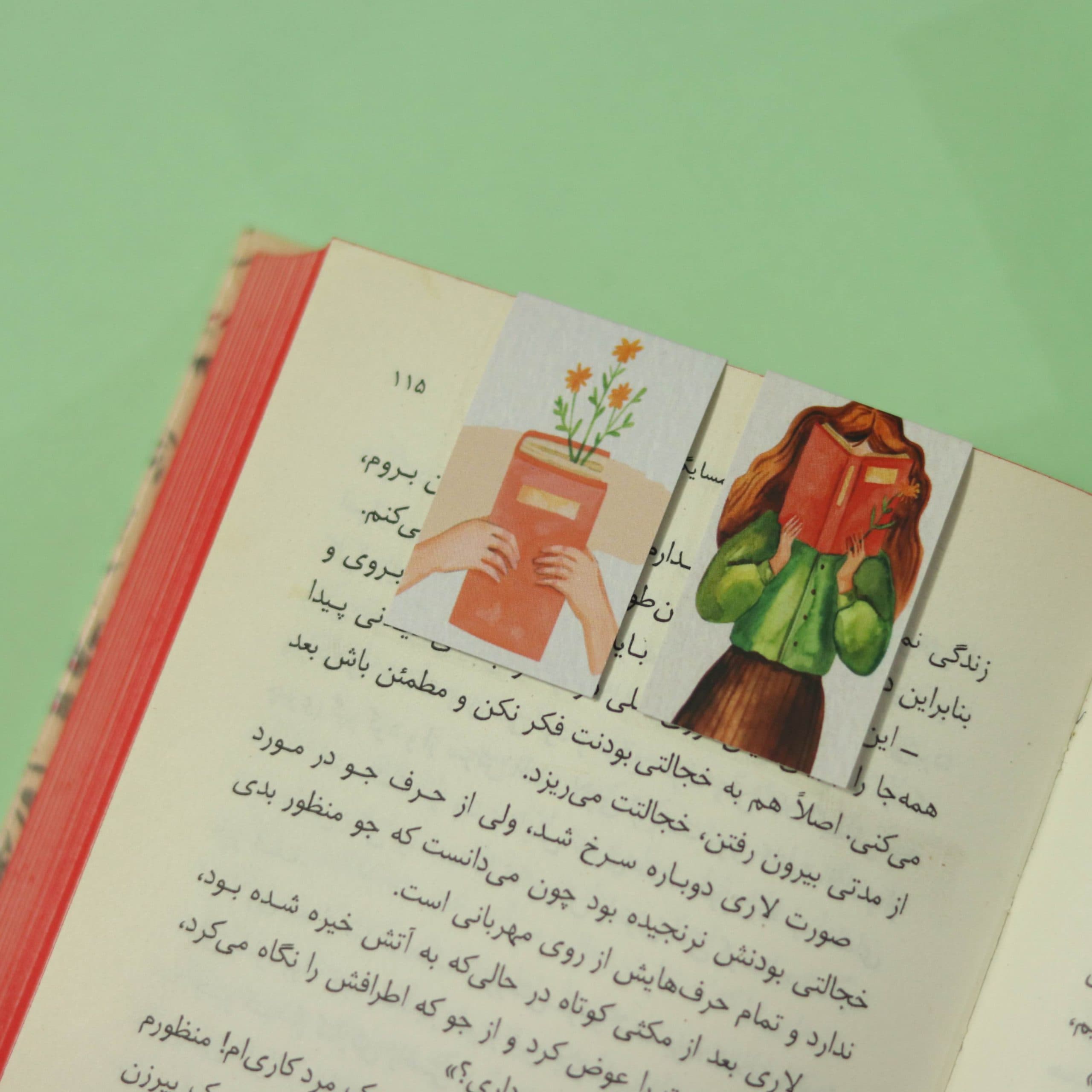 بوک مارک مگنتی | نشانگر کتاب مدل فانتزی 20 | Fancy Magnet Bookmark 20 — تصویر ۲