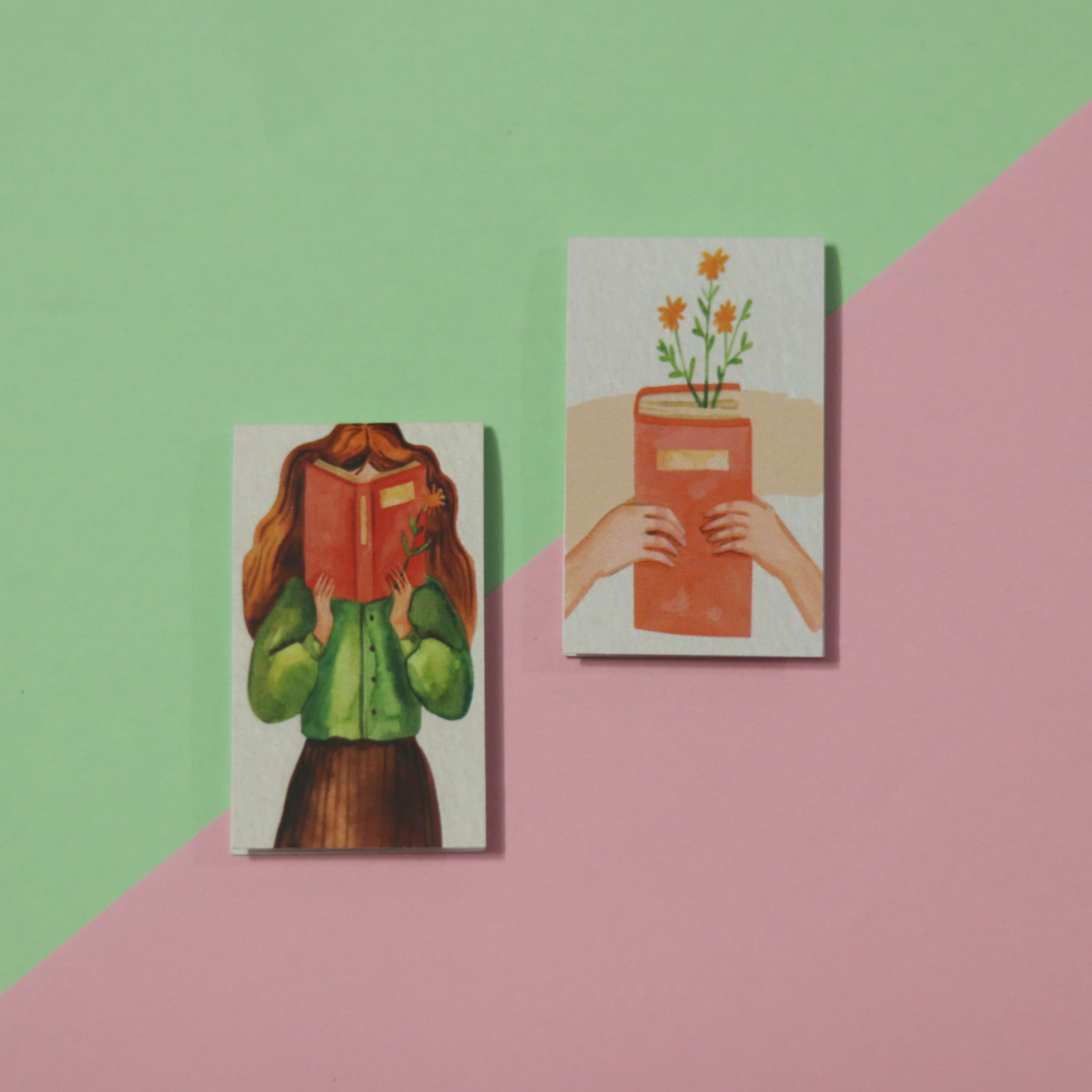 بوک مارک مگنتی | نشانگر کتاب مدل فانتزی 20 | Fancy Magnet Bookmark 20 — تصویر ۳