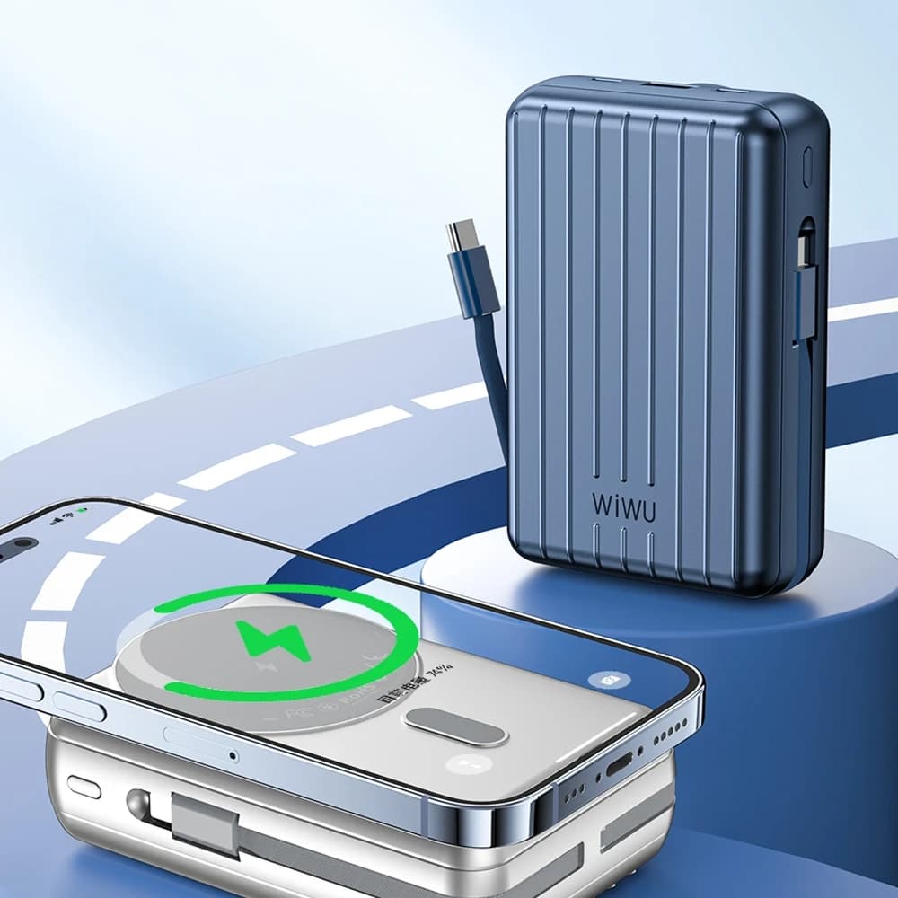 پاوربانک شیائومی مدل WIWU Truck Series 20000mAh Magnetic Power Bank PP04 — تصویر ۳