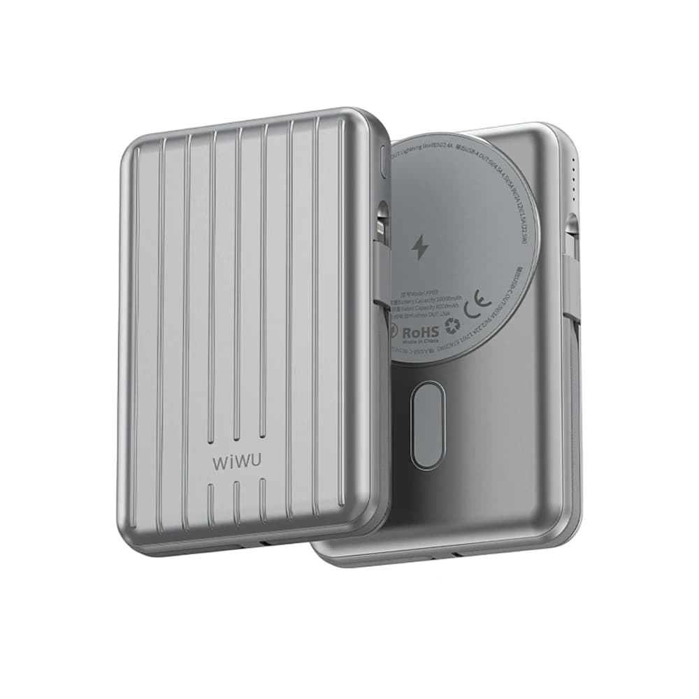 پاوربانک شیائومی مدل WIWU Truck Series 20000mAh Magnetic Power Bank PP04
