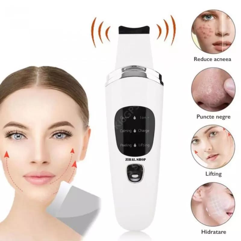 دستگاه اتو پوست و صورت الترا سونیک اسکرابر و لایه بردار skin scrubber — تصویر ۳