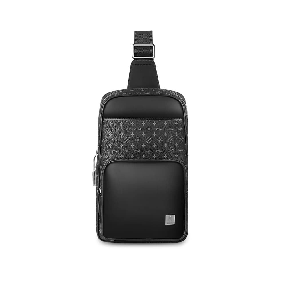 کيف کراس بادی همراه با اثر انگشت شیائومی مدل WIWU Master Anti-Theft Fingerprint Lock Crossbody Bag — تصویر ۲