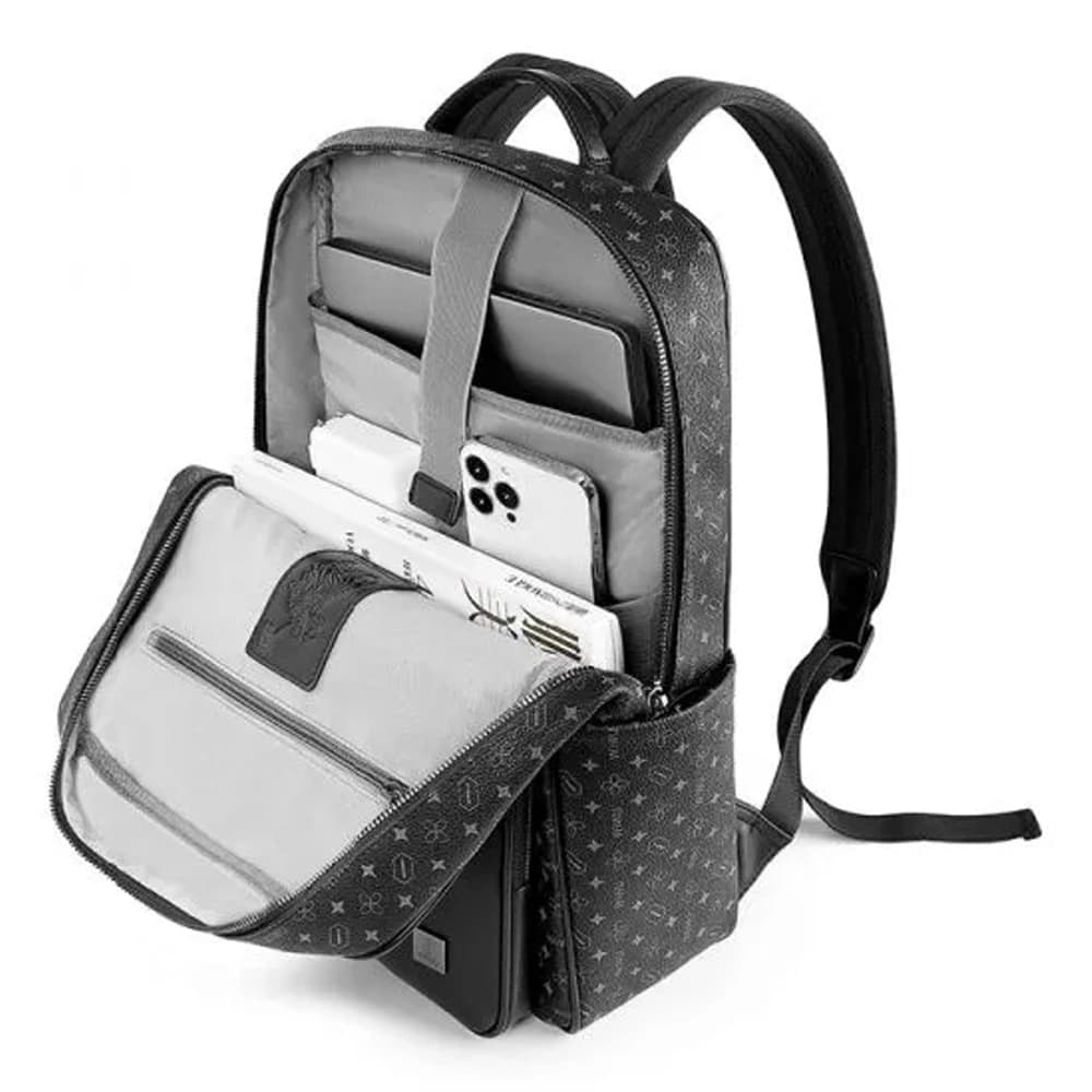 کوله پشتی لپ تاپ 15.6 اینچ همراه با اثر انگشت شیائومی مدل WIWU Master Fingerprint Lock Backpack — تصویر ۲
