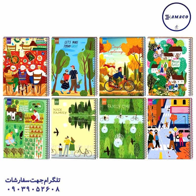 عرش – دفتر 100 کلاسیک جلد سخت کد 16