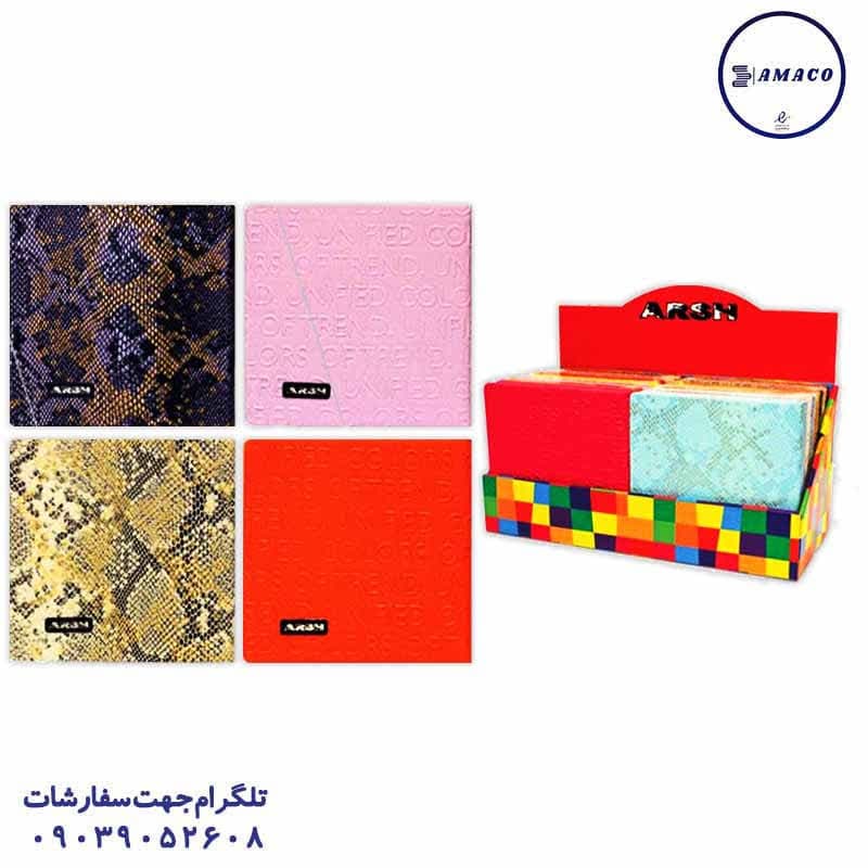 عرش – یادداشت خشتی 15*15 پارچه ای کد 157