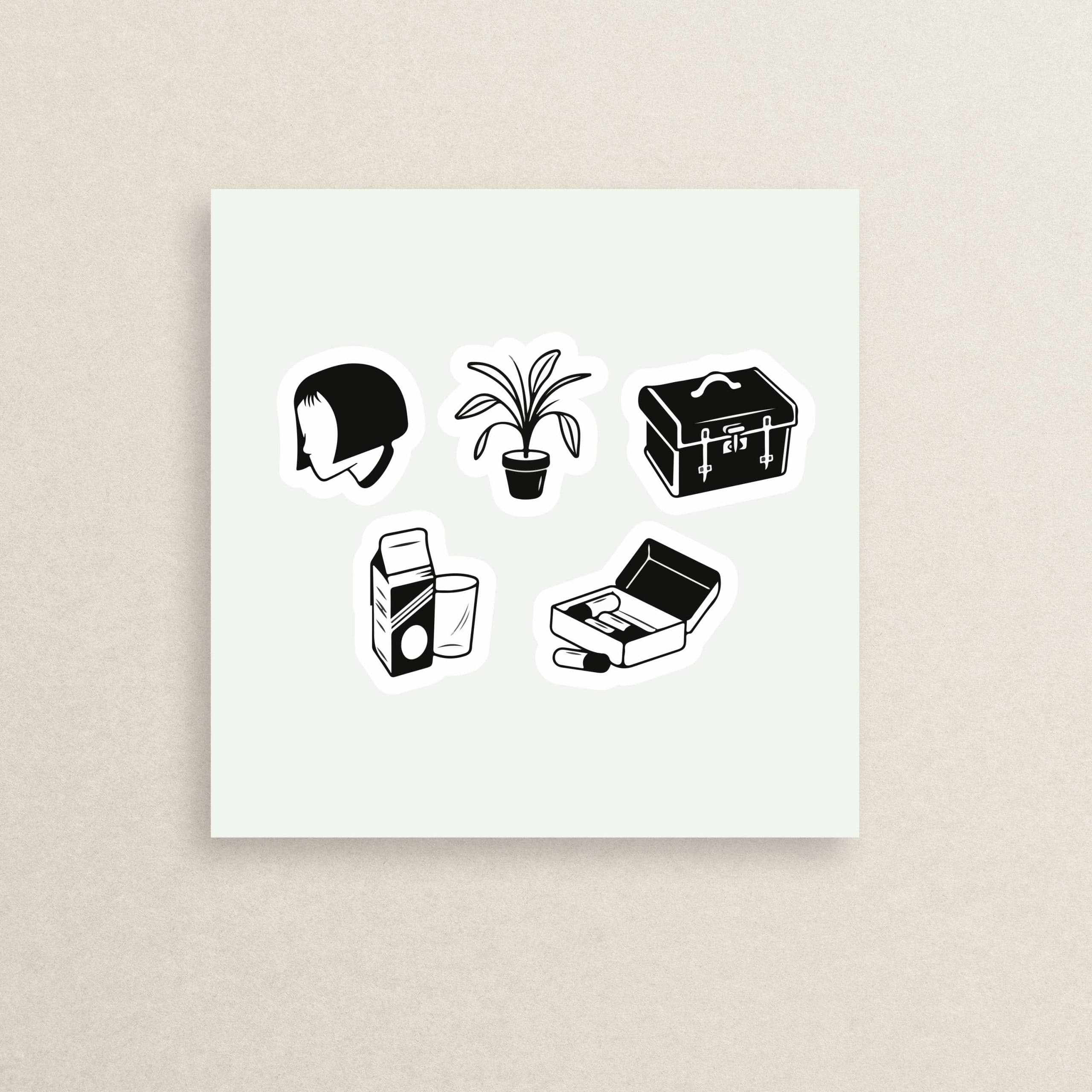 استیکر فیلم لئون 09 |09 Leon the professional sticker