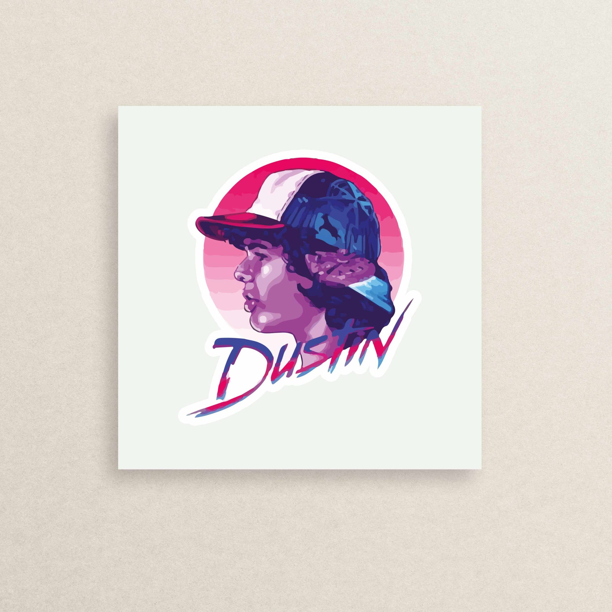 استیکر سریال چیز های عجیب 42 | Stranger things sticker 42