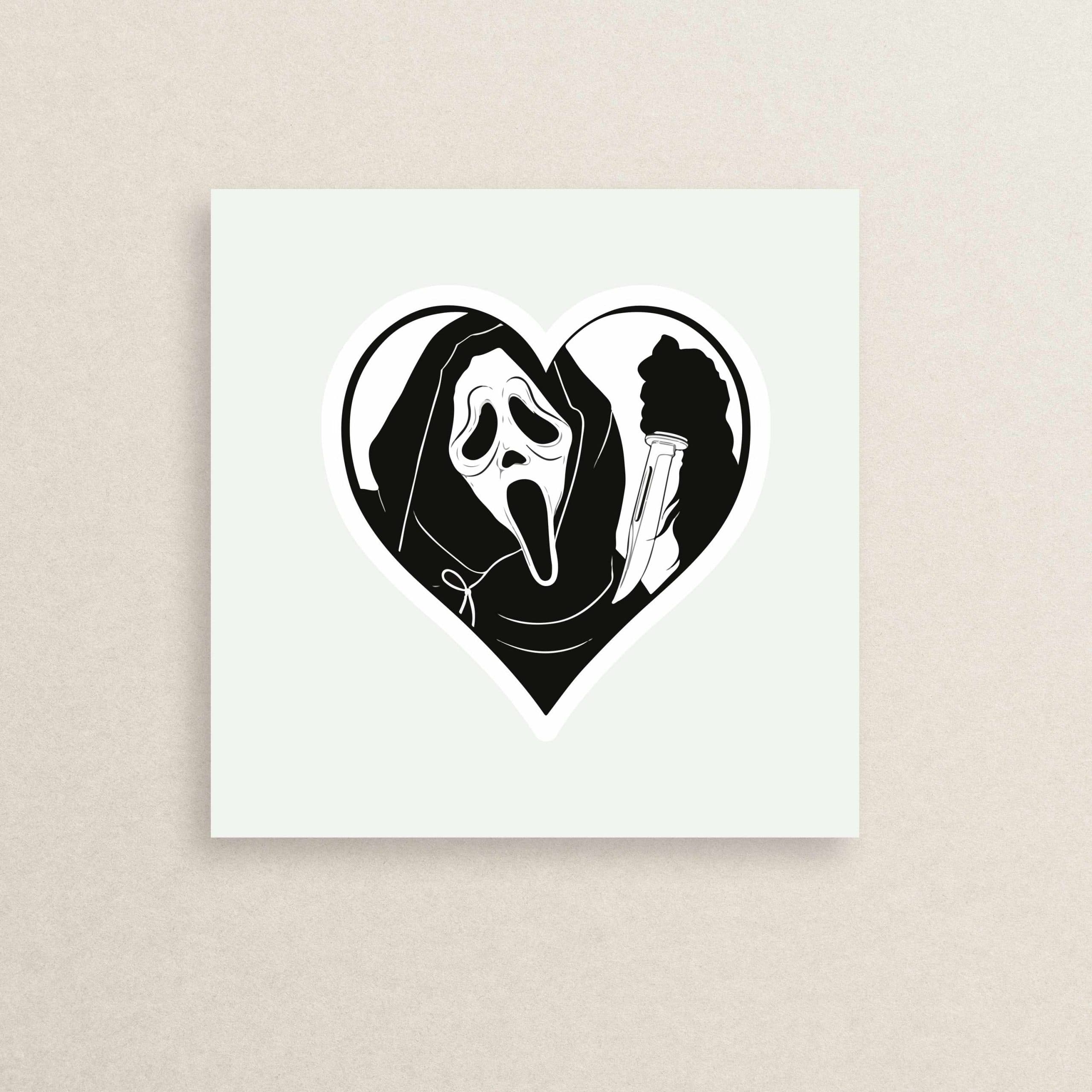 استیکر فیلم ترسناک جیغ 05 | 05 Scream Horror sticker