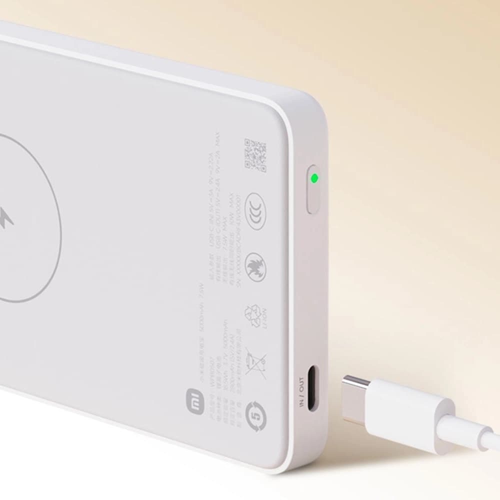 پاوربانک مغناطیسی شیائومی مدل Xiaomi Magnetic Power Bank 6000mAh WPB0620MI — تصویر ۲