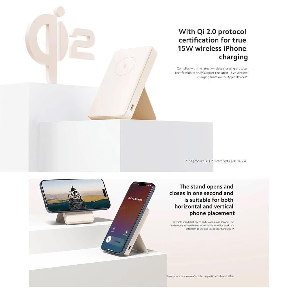 پاوربانک مغناطیسی شیائومی مدل Xiaomi Magnetic Power Bank 6000mAh WPB0620MI — تصویر ۷