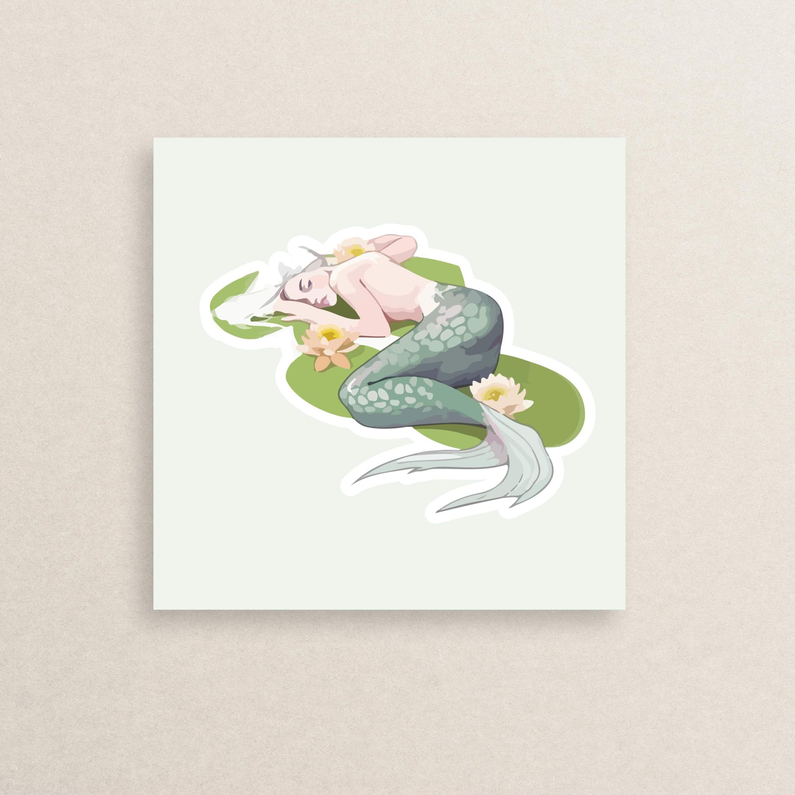 استیکر دخترونه پری دریایی 15 | Girlish sticker 15