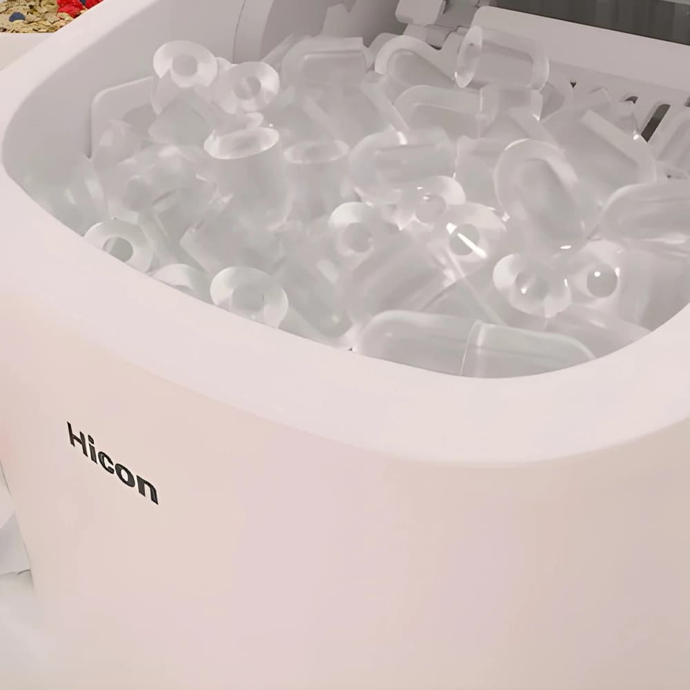 دستگاه يخ ساز هوشمند شیائومی مدل Hicon Portable Automatic Ice Maker 1.3 Liter HZB-16M‏ — تصویر ۴
