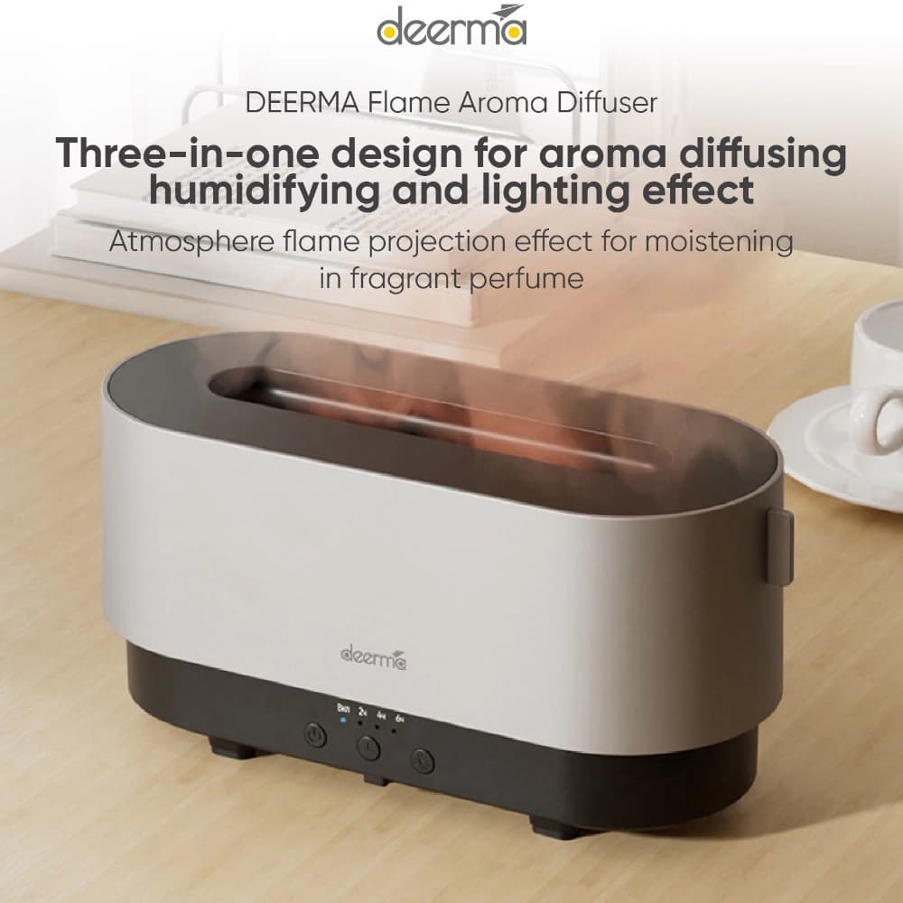 دستگاه بخور سرد و خوشبو کننده هوا شیائومی Deerma Flame Aroma Diffuser PX310W — تصویر ۵