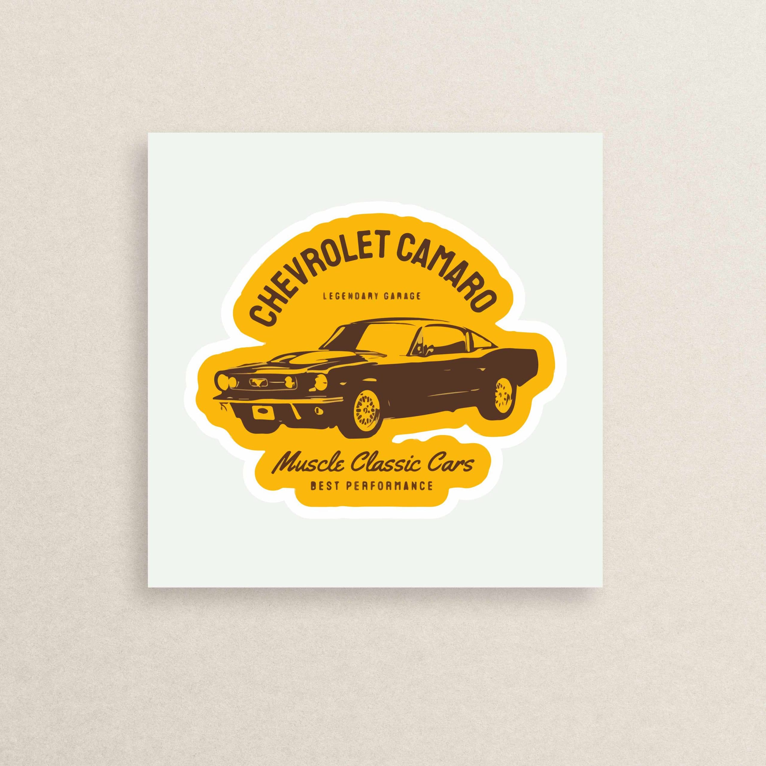 استیکر ماشین کلاسیک 26 | Classic car sticker 26