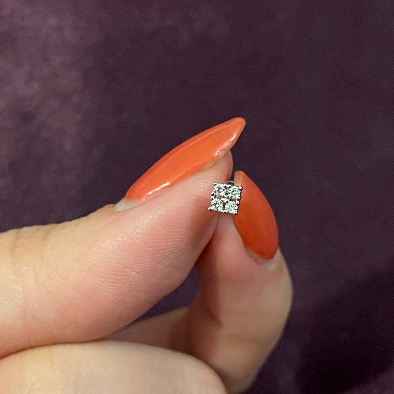 پیرسینگ نقره طرح مربع پشت تخت چند منظوره — تصویر ۵