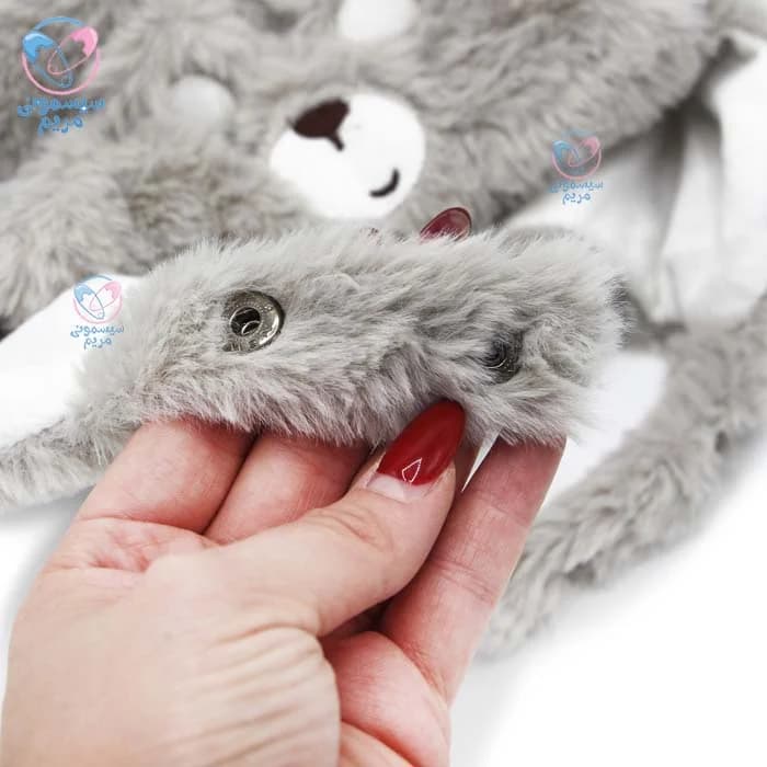 کلاه پشمی خرسی پاپو Papo Noora 3053 — تصویر ۳