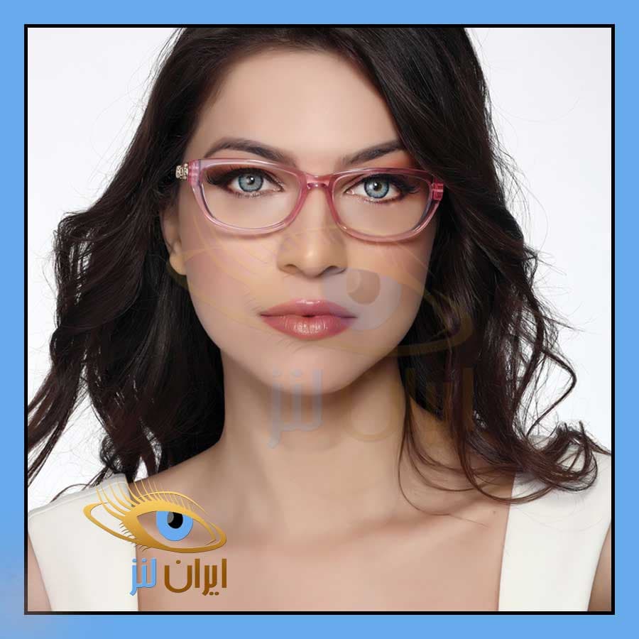 لنز طبی رنگی میراندا بلو سالانه کد HY1523 — تصویر ۳
