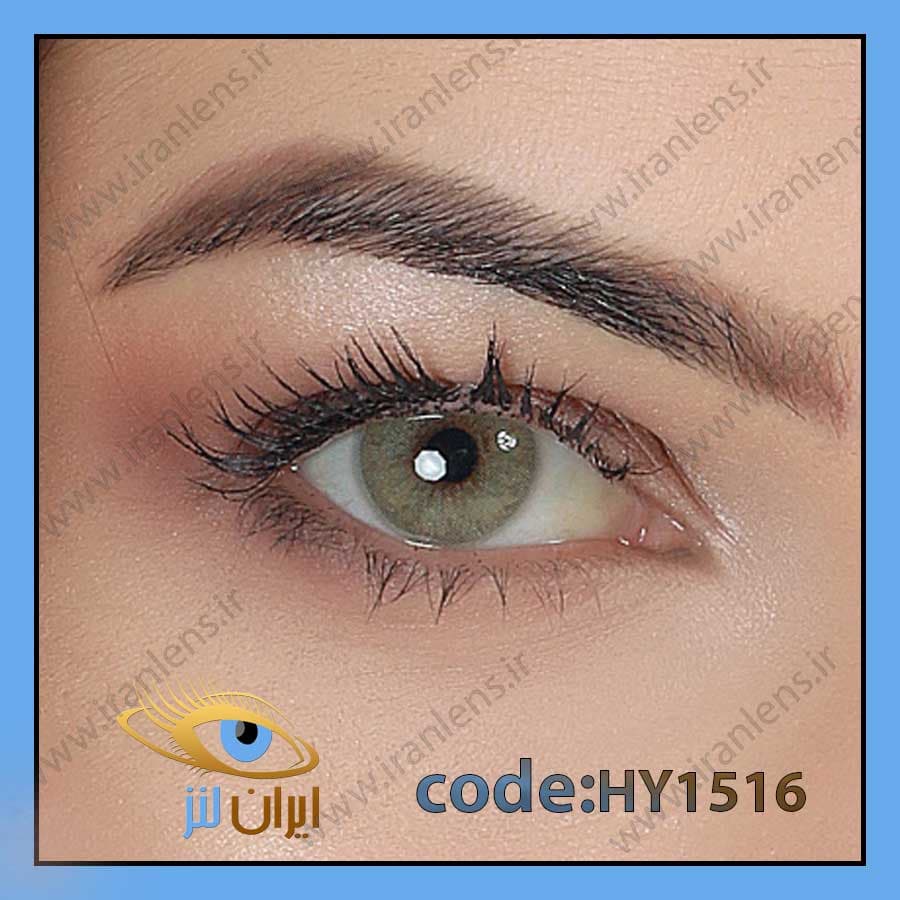 لنز طبی رنگی نچرال گرین سالانه کد HY1516