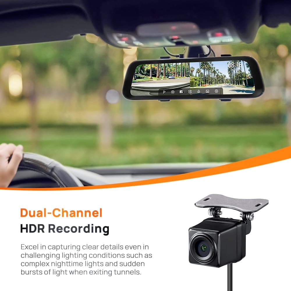 دوربين ماشين شیائومی مدل 70mai Rearview Dash Cam S500 — تصویر ۴