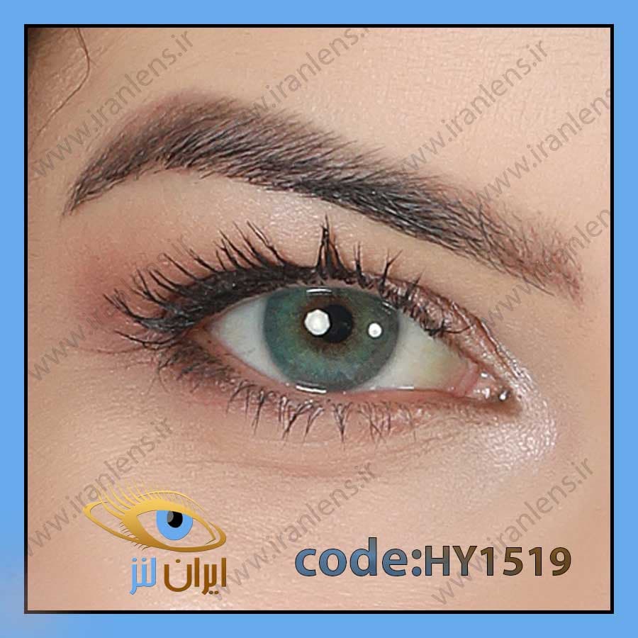 لنز رنگی نچرال بلو سالانه کد HY1519