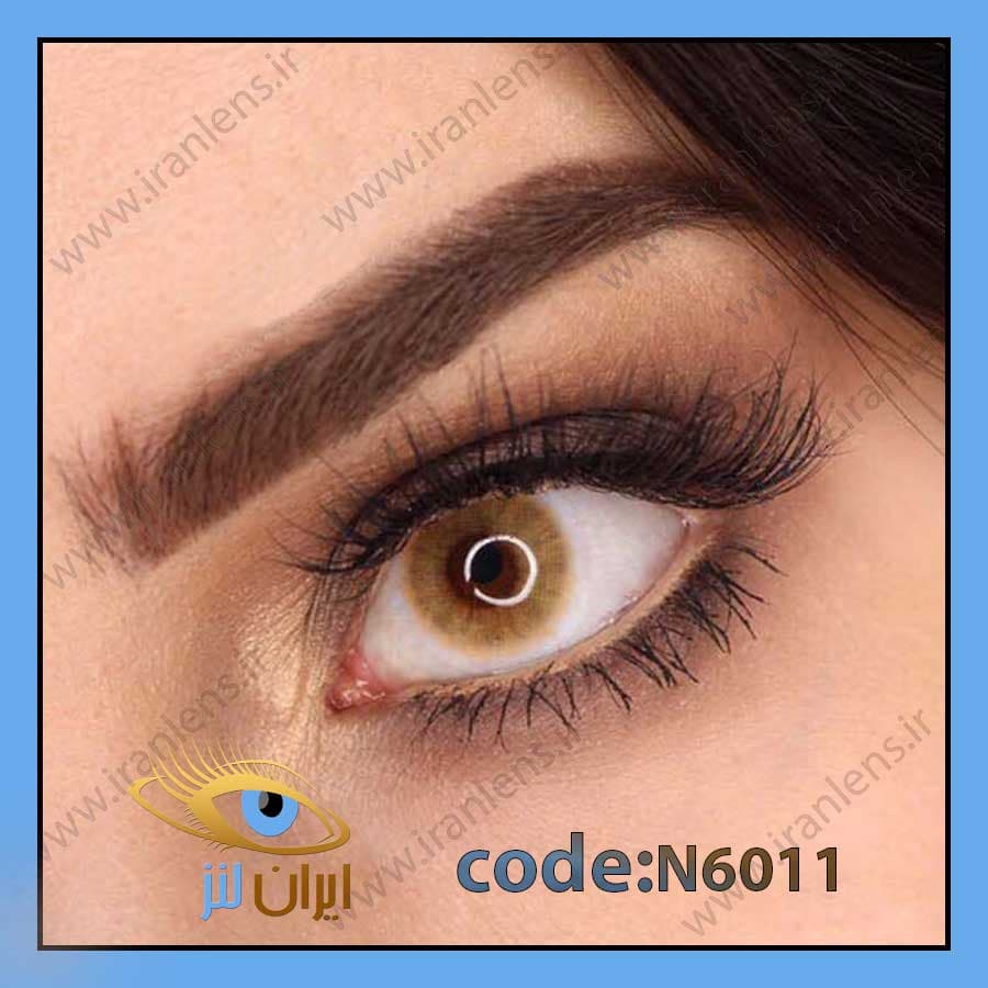 لنز طبی رنگی نچرال کور هیزل فصلی کد N6011