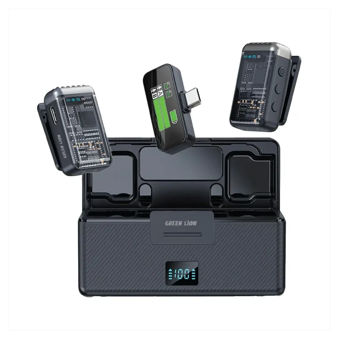 میکروفون یقه‌ای بی‌سیم گرین لاین GM-90X Type-C