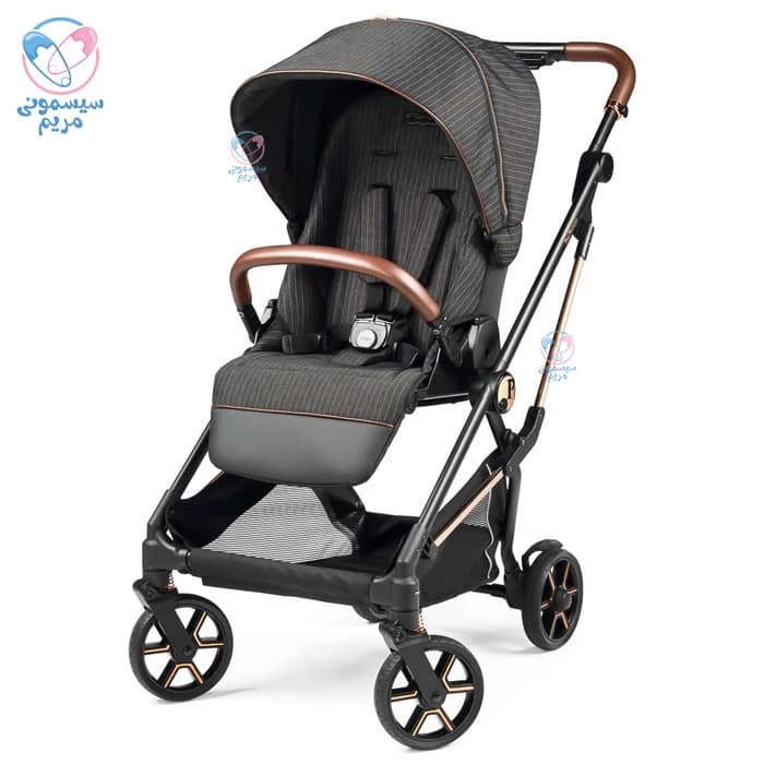 ست کالسکه کریر و ساک لوازم پگ پرگو ویواچه Peg Perego Vivace Fiat 500 — تصویر ۵