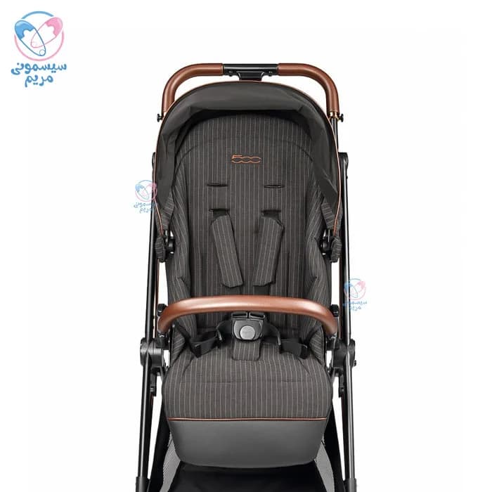 ست کالسکه کریر و ساک لوازم پگ پرگو ویواچه Peg Perego Vivace Fiat 500 — تصویر ۹