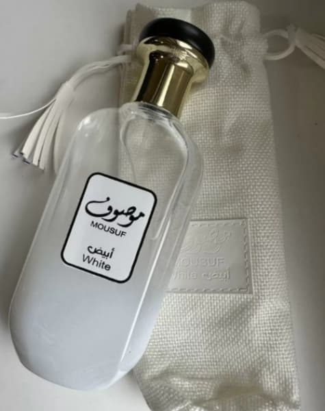 عطر ادکلن موصوف سفید ( ابیض ) اصلی و اورجینال ارض الزعفران ARD AL ZAAFARAN MOUSUF WHITE