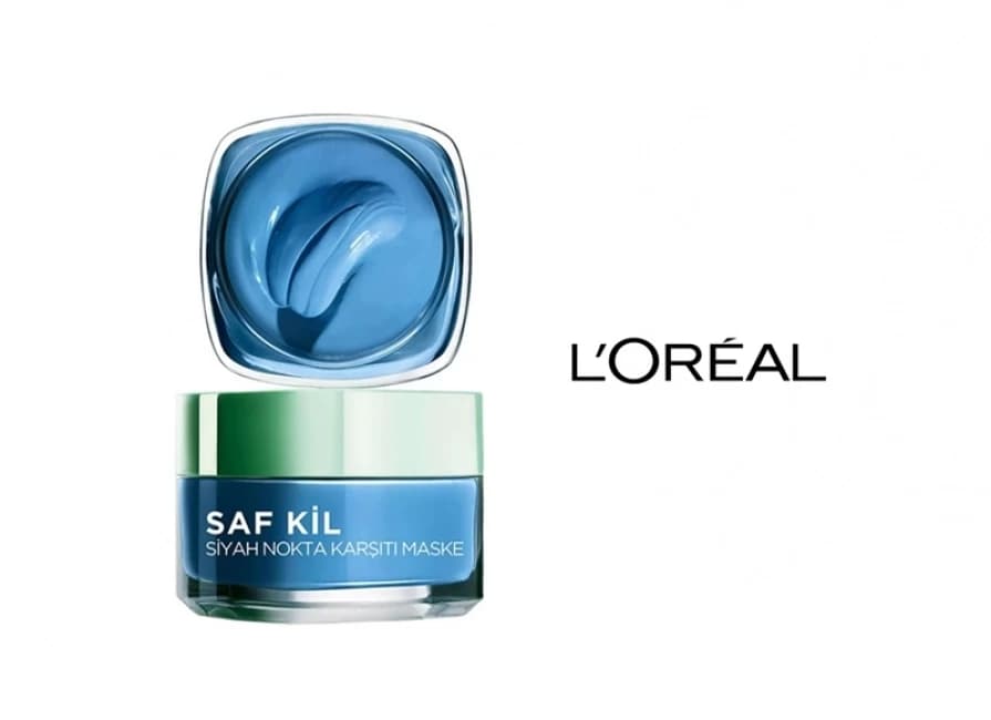 ماسک ضد جوش های سر سیاه عصاره خاک رس و جلبک دریایی لورال LOREAL — تصویر ۲