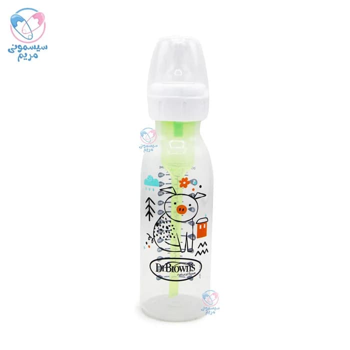 شیشه شیر 250 میلی لیتر طلقی دکتر براون Dr.Brown’s 82040