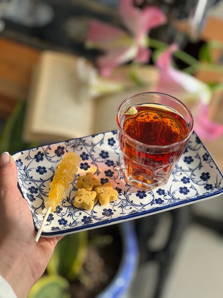 رولت نقش گل 22 سانت مادام کوکو