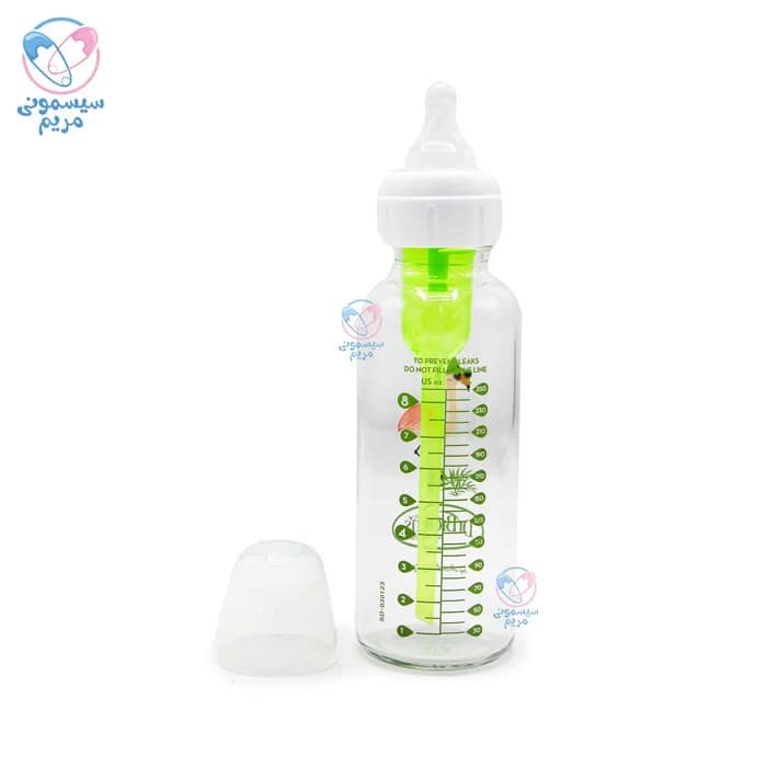 شیشه شیر 250 میلی لیتر پیرکس لاغر دکتر براون فلامینگو Dr.Brown’s 81631 — تصویر ۲