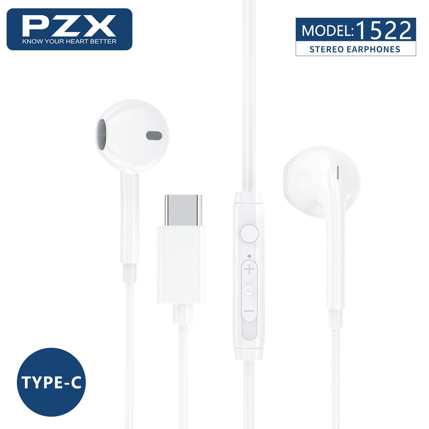 هندزفری 1522 برند PZX با سری TYPE-C