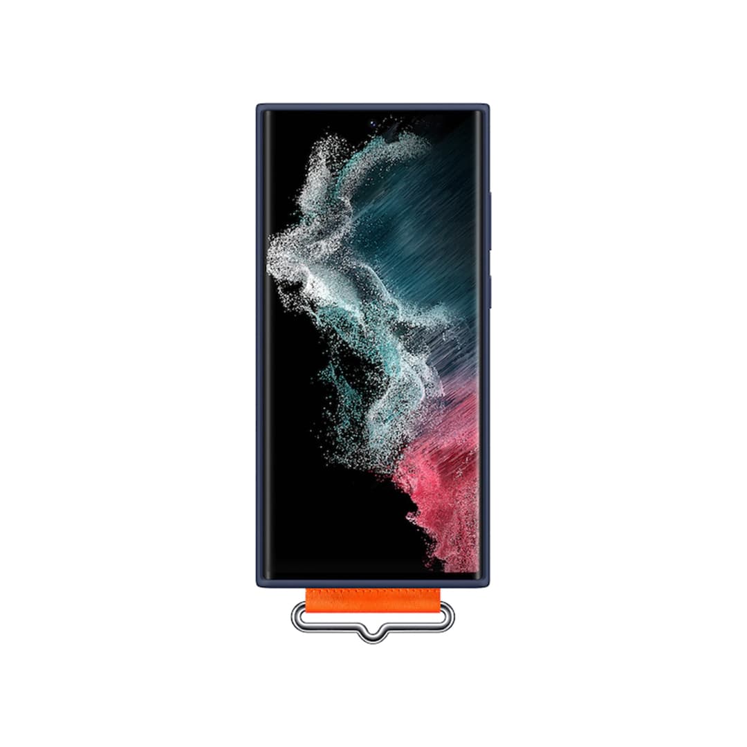 کاور سیلیکونی سامسونگ S22 Ultra همراه بند نگهدارنده — تصویر ۲