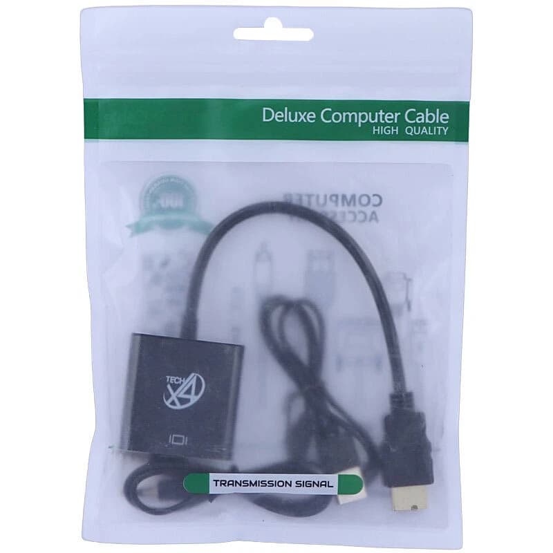 تبدیل X4TECH HDMI TO VGA با خروجی صدا با ورودی برق — تصویر ۷
